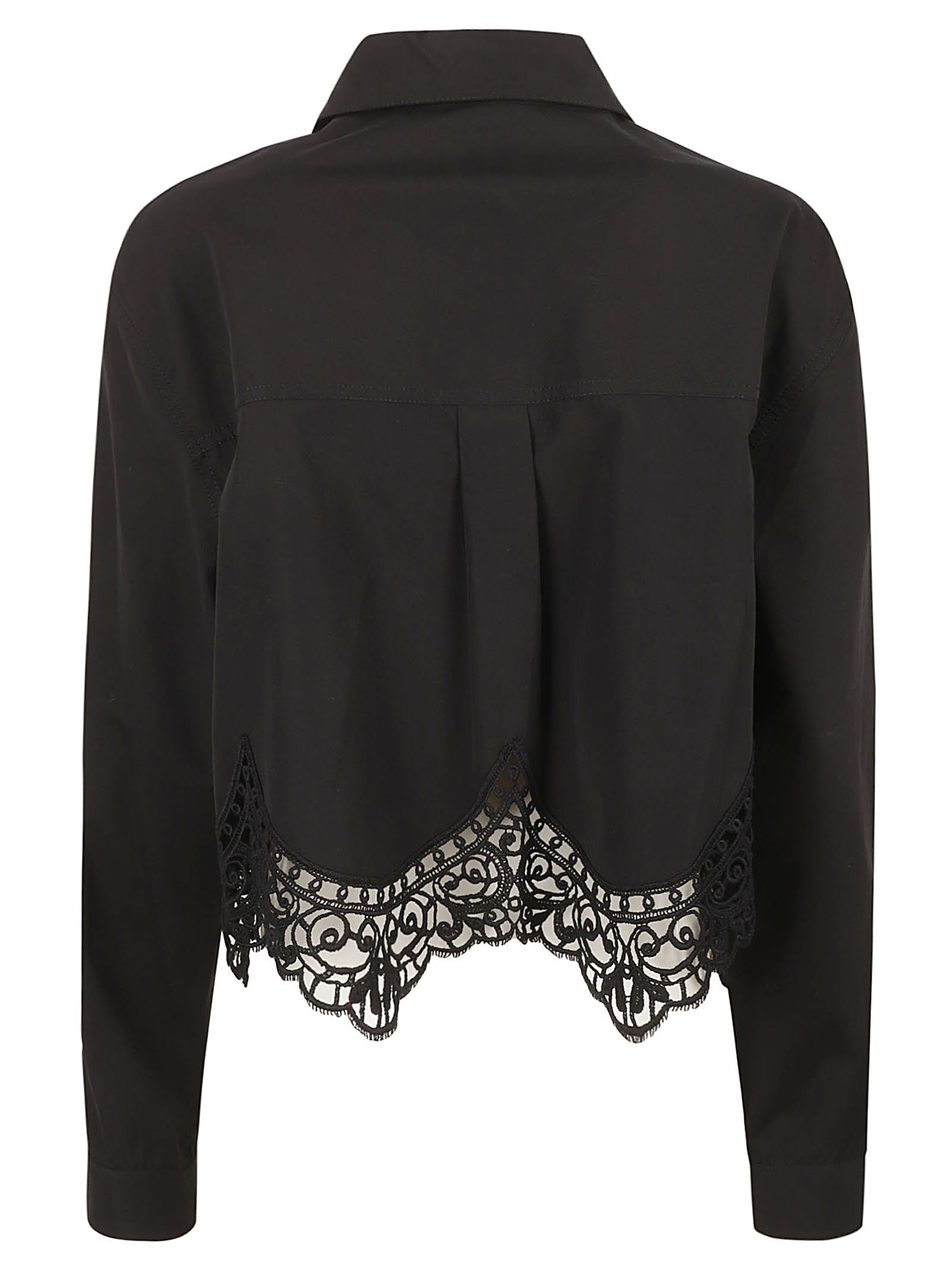 Tailored Black Cotton Shirt
