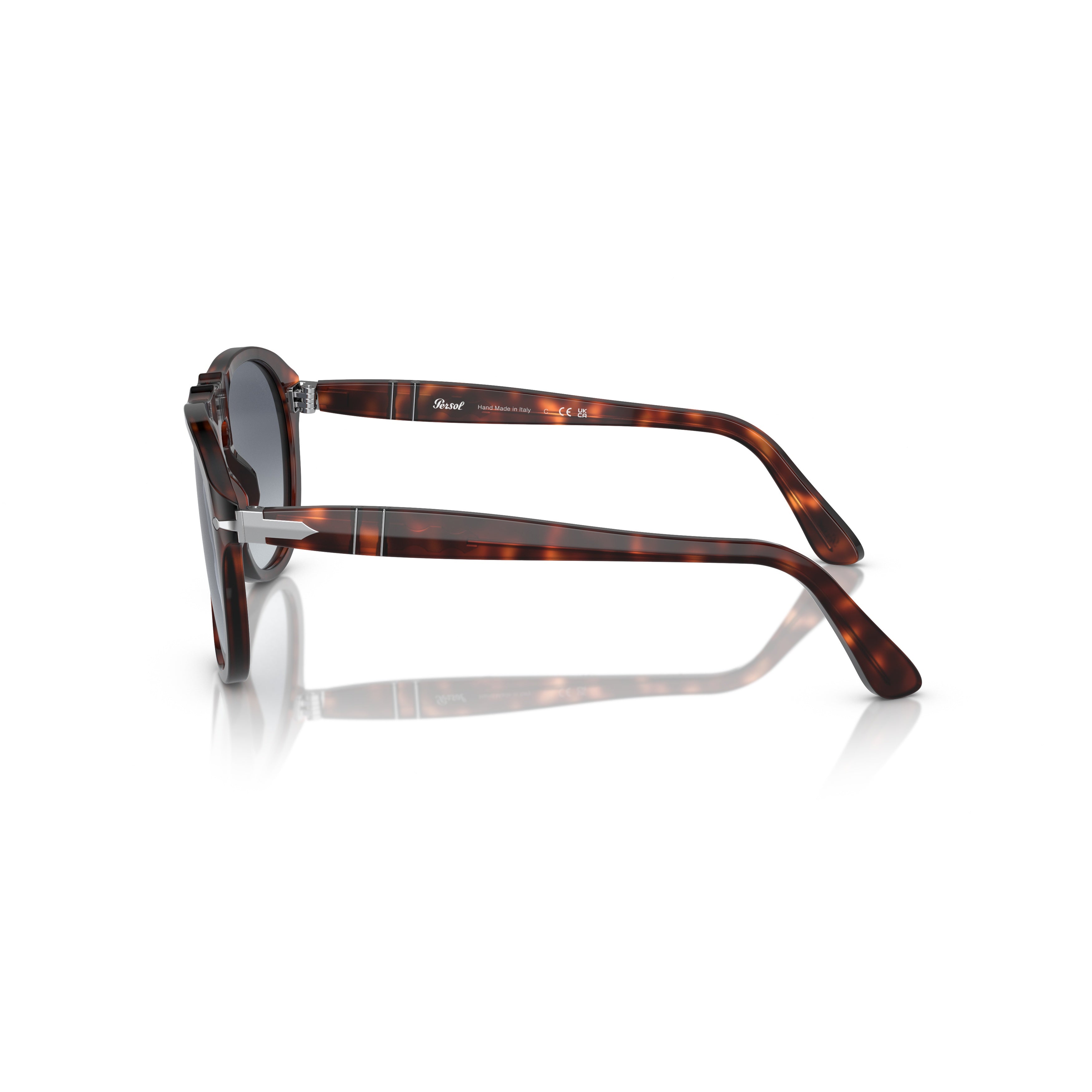 0po0649 Classic Aviator Sunglasses with Tortoiseshell Frame