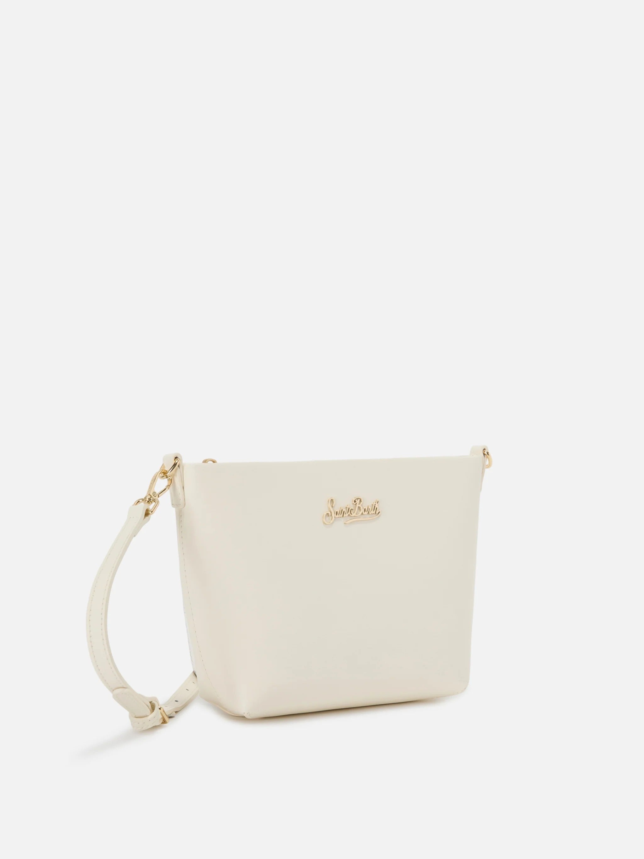 Minimalist Handbag with Structured Silhouette and Gold-tone Accents