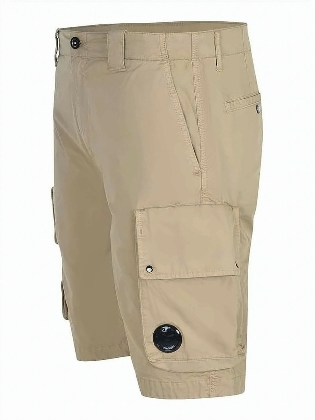 Classic Cargo Shorts With Distinctive Lens Detail