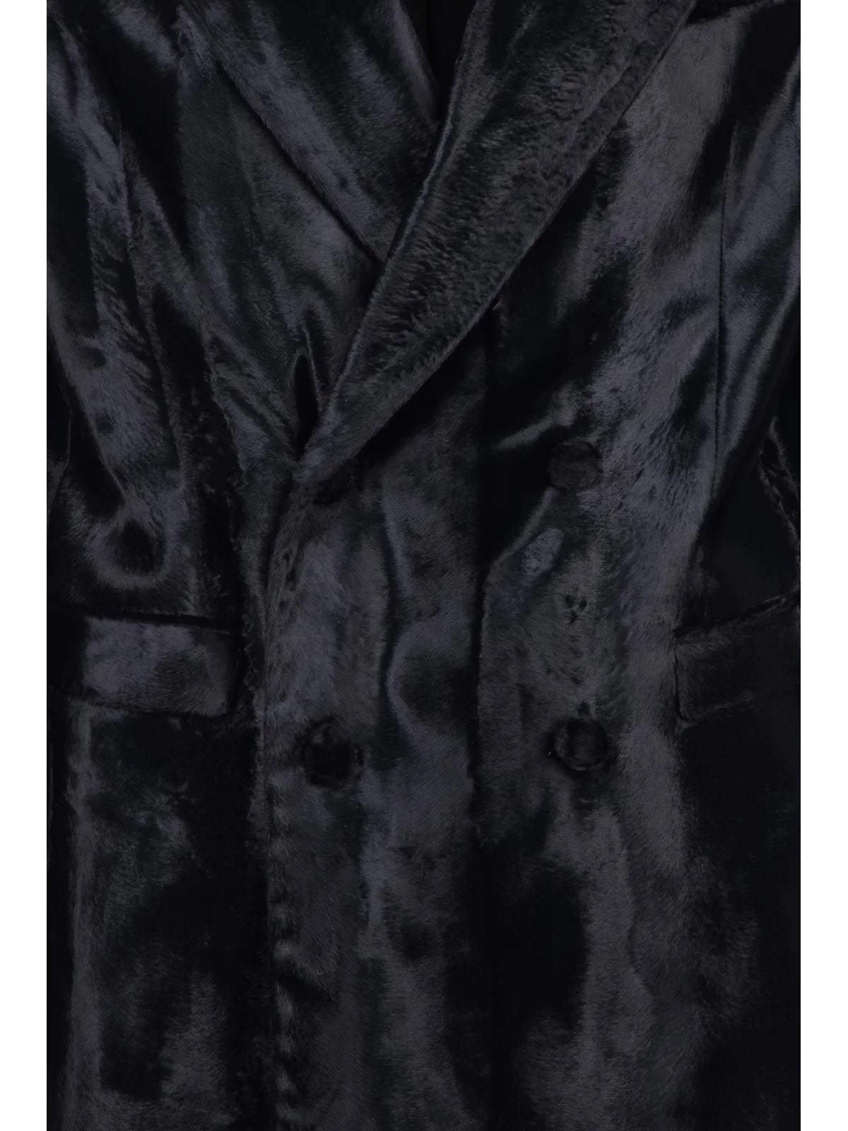 Black Cotton Viscose Women's Velvet Jacket