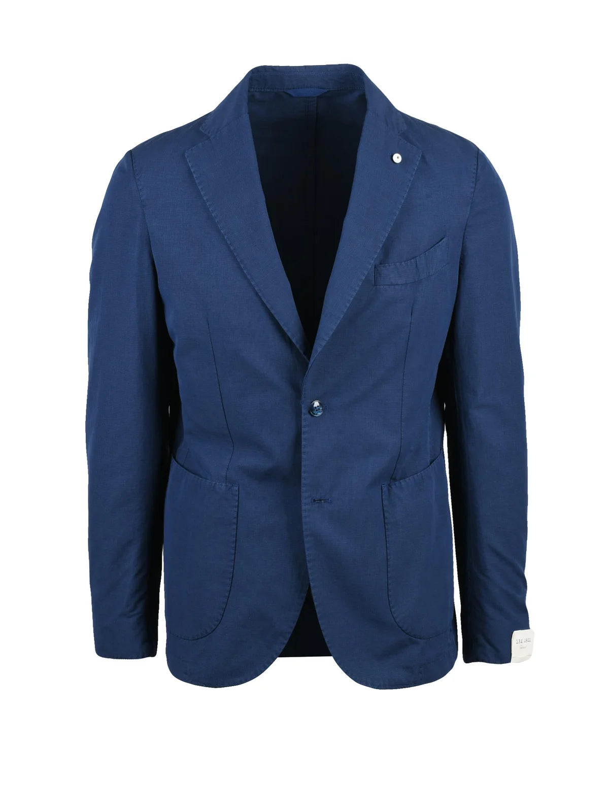 Blue Cotton Linen Mohair Jacket
