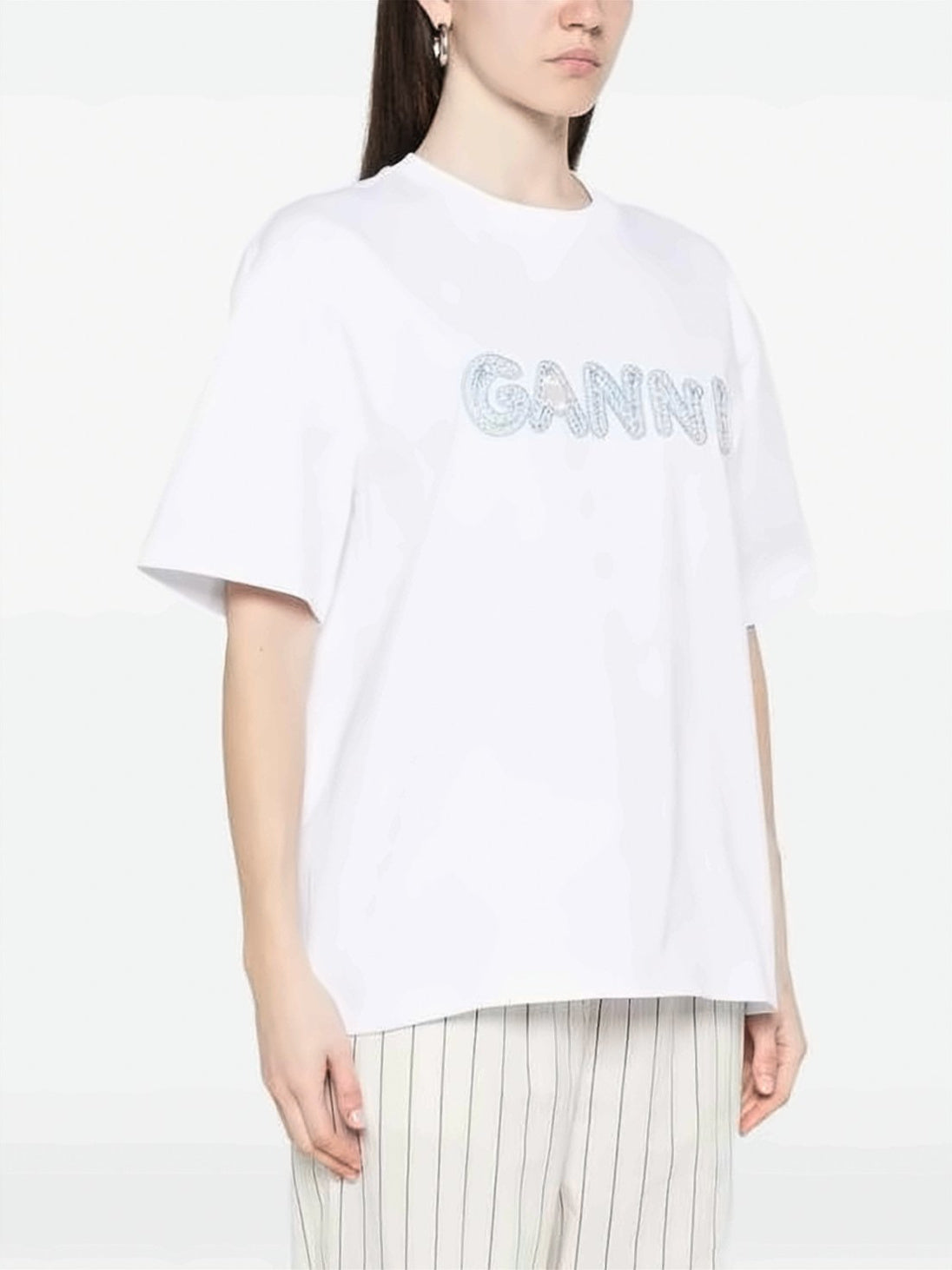 Embroidered Logo Short-Sleeved T-Shirt