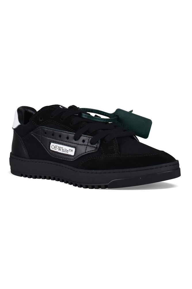 Low-Top Sneakers With Suede, Leather