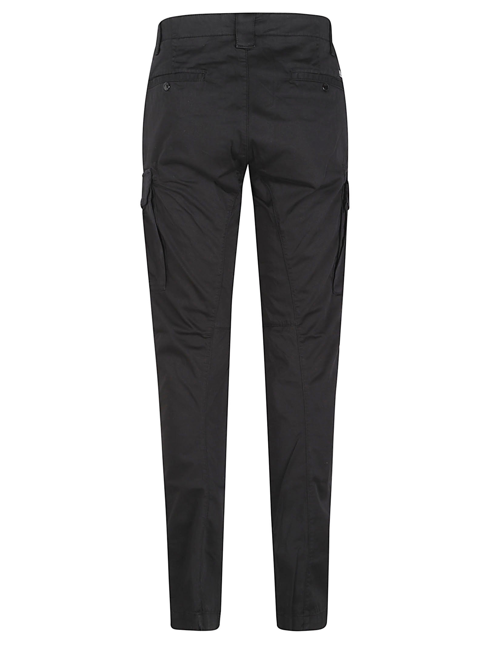 Straight-Leg Cargo Trousers with Subtle Stitching