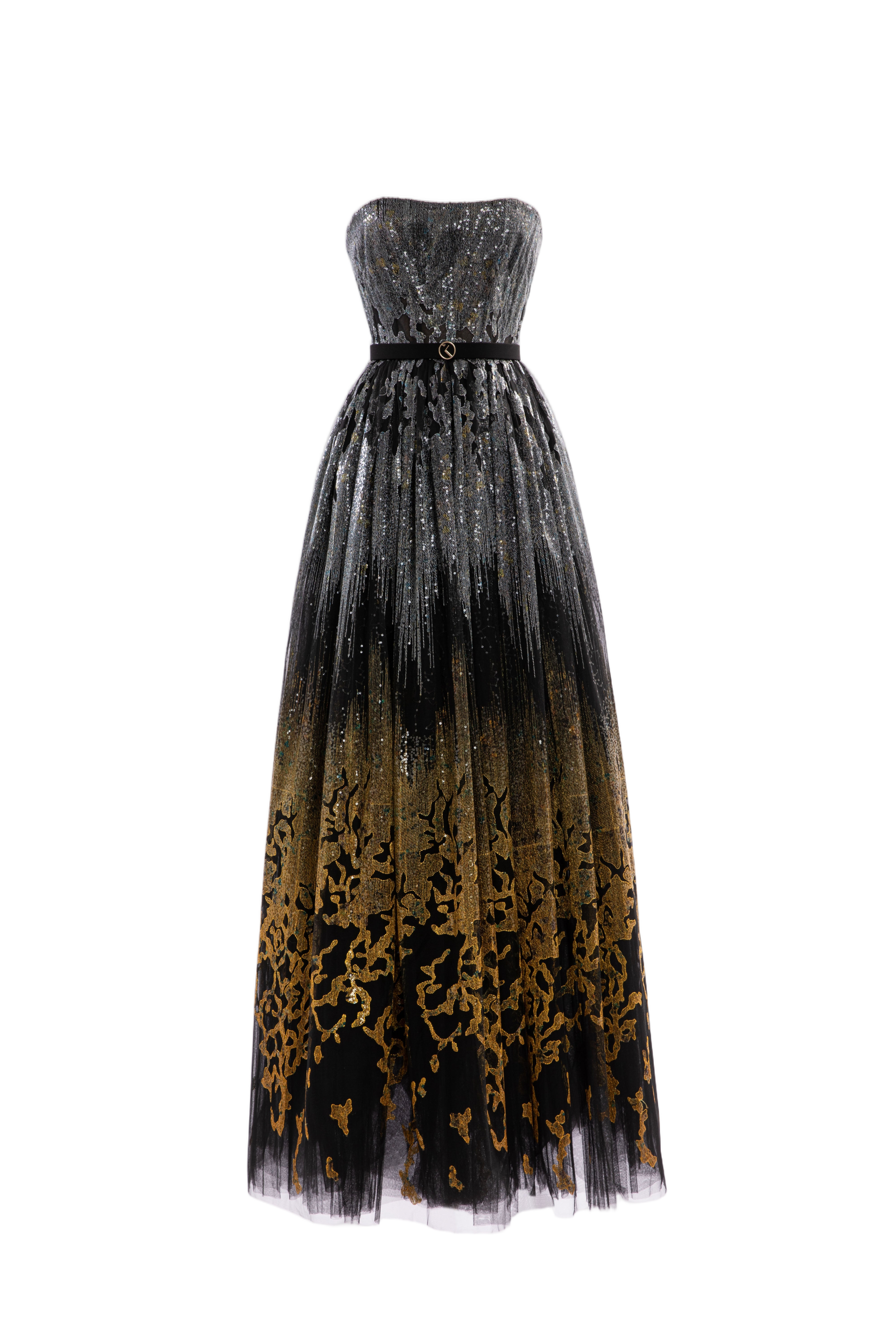 Long Embellished Gown