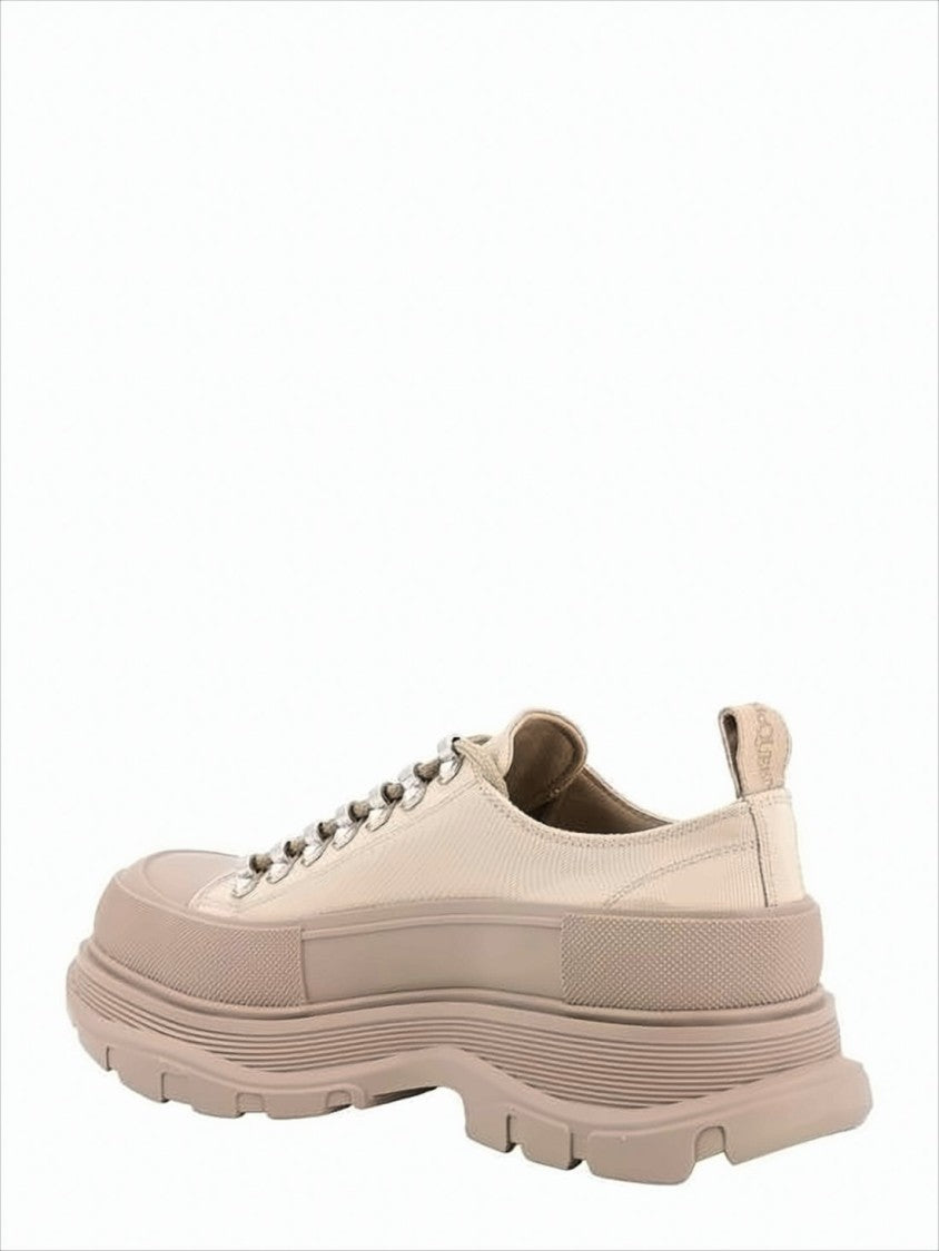 Monochrome Sneakers With Textured Sole
