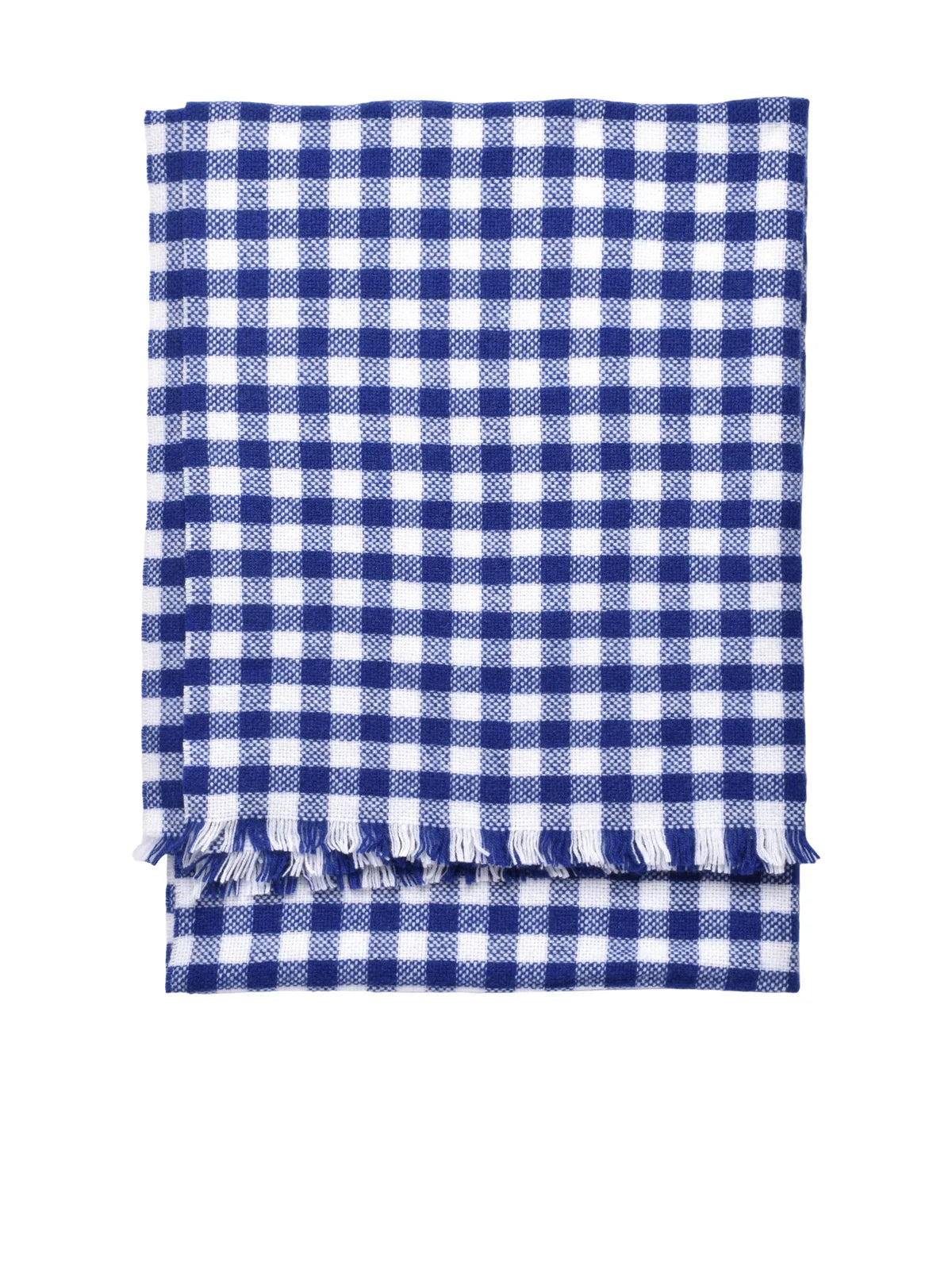 That's Alyki Cashmere Scarf - White/Blue