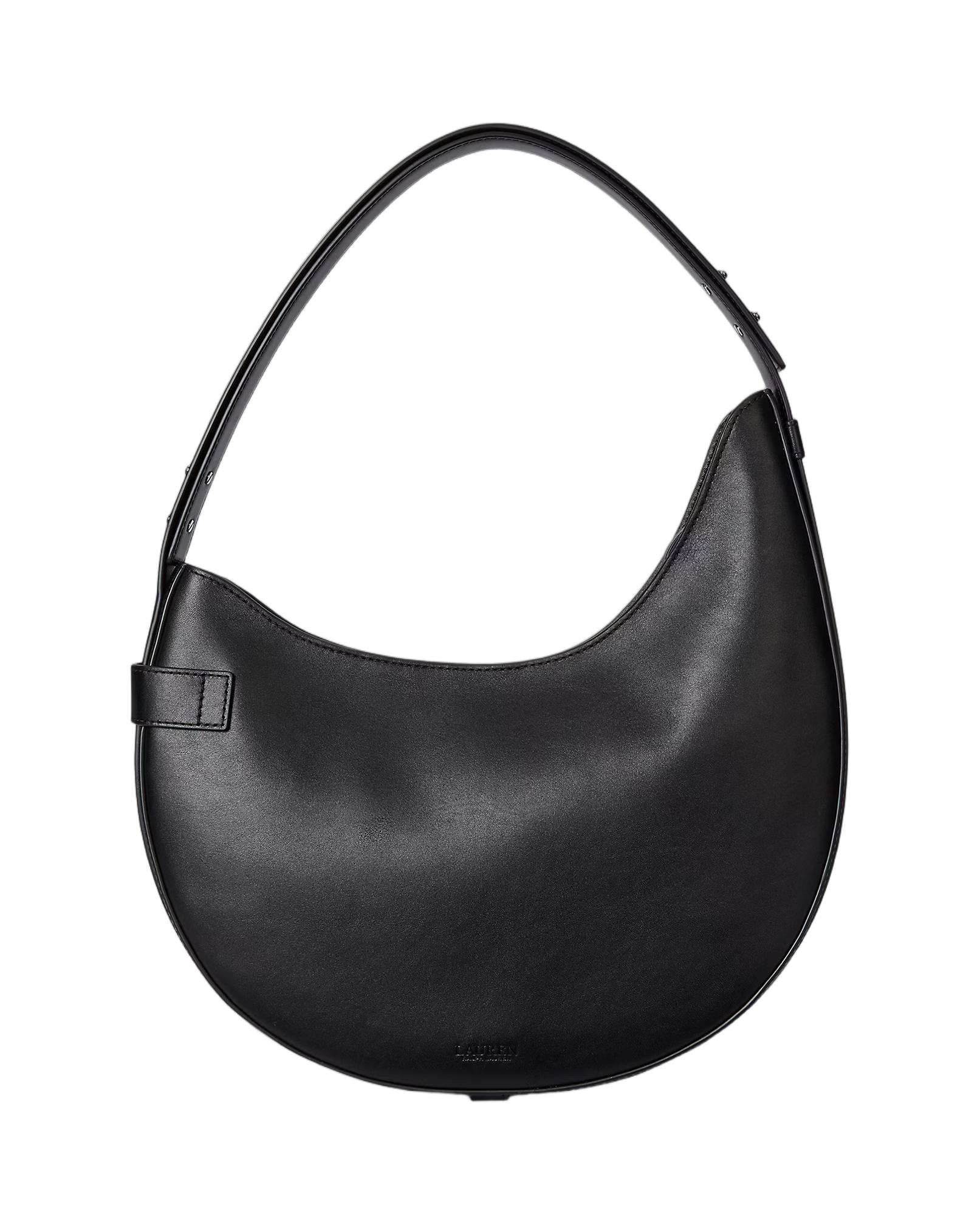 Structured Crescent Shoulder Bag