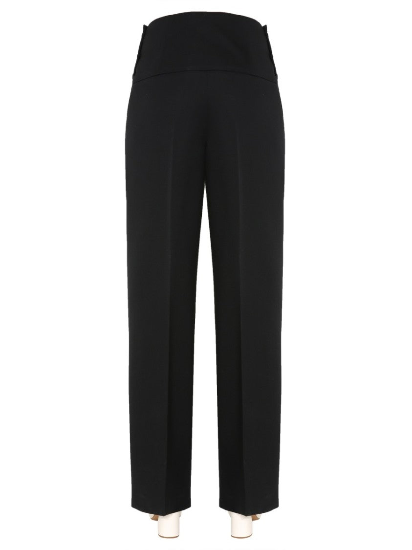 Wide-Leg Tailored Trousers