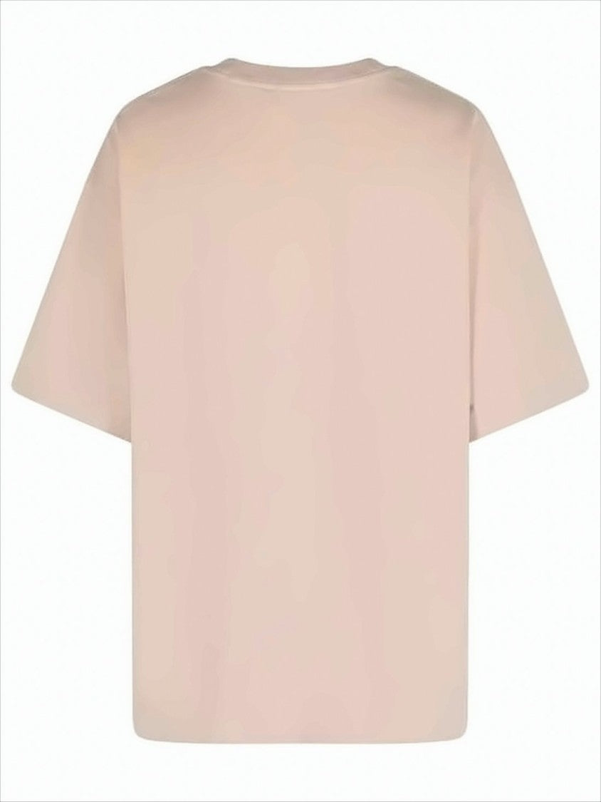 Loose-Fitting Short-Sleeve T-Shirt With Bow Graphic