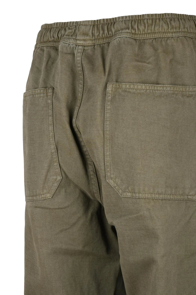 Elastic Waist Chinos - Sage Green