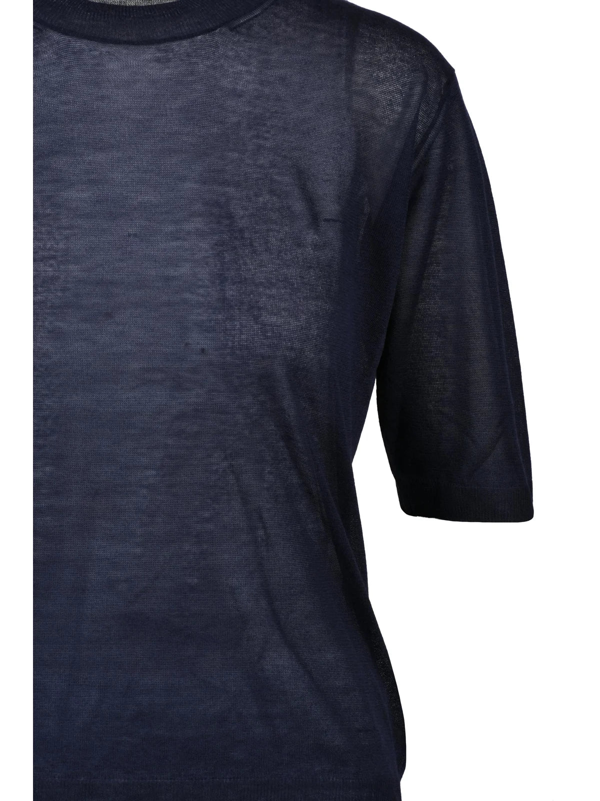 Short Sleeve Knit - Blue
