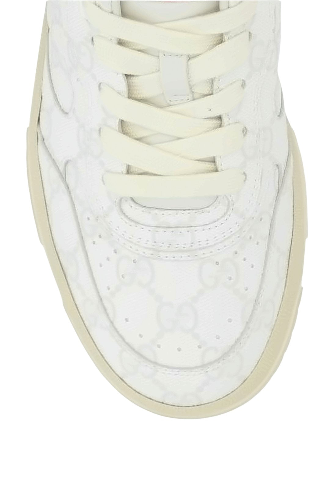 Low-Top Sneakers with Subtle Monogram Pattern