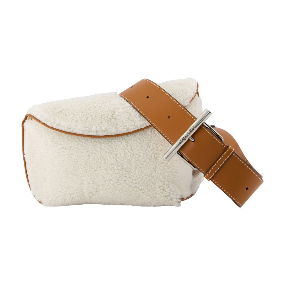 T-Bar Sling Crossbody Bag In Smooth Calfskin Leather