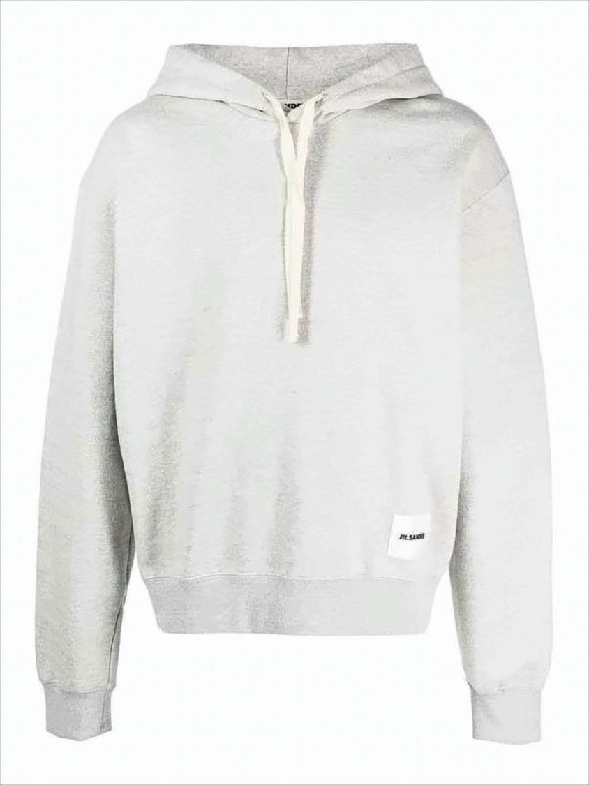 Relaxed Fit Cotton Hoodie with Drawstring