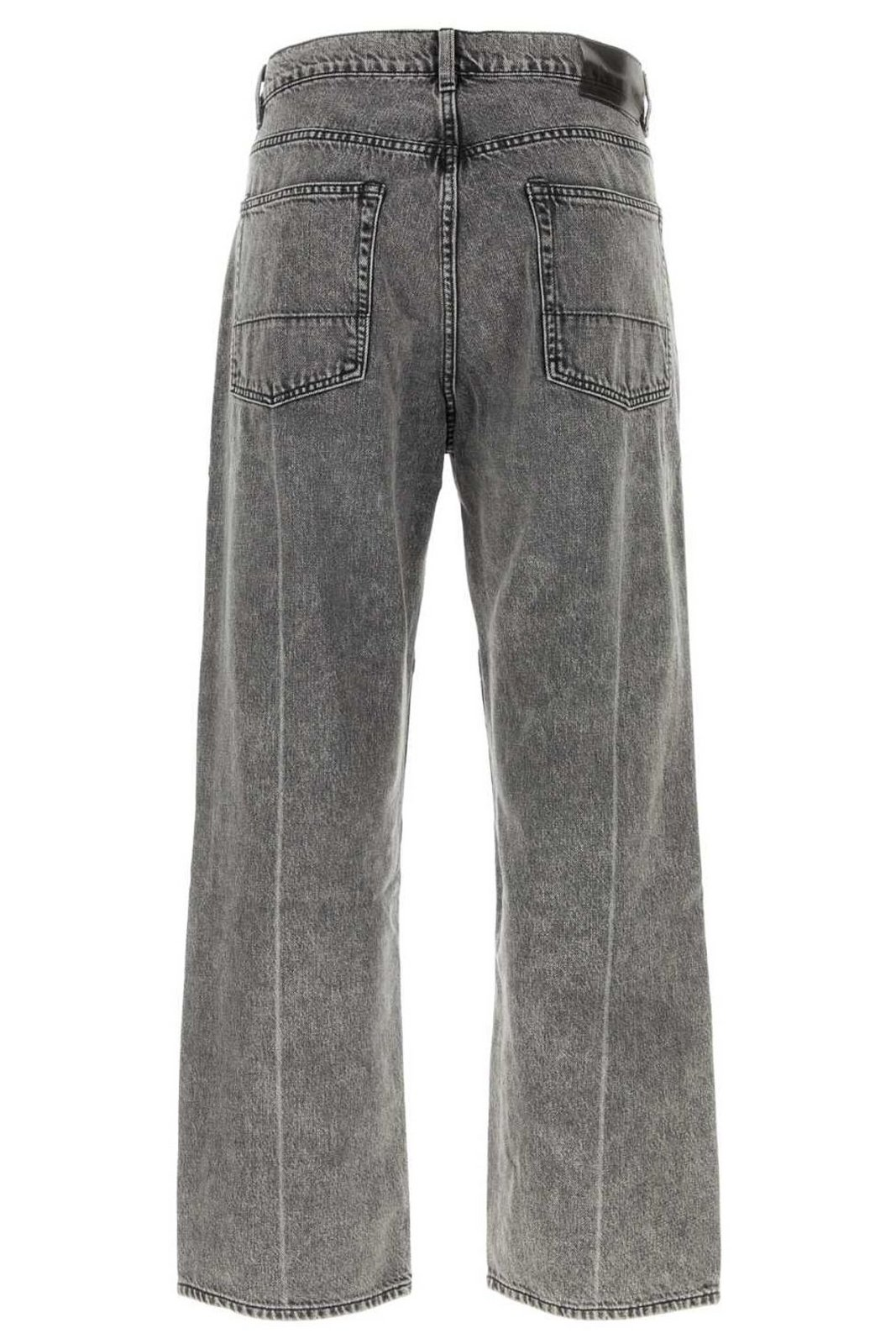 Two-Tone Grey Denim Pants