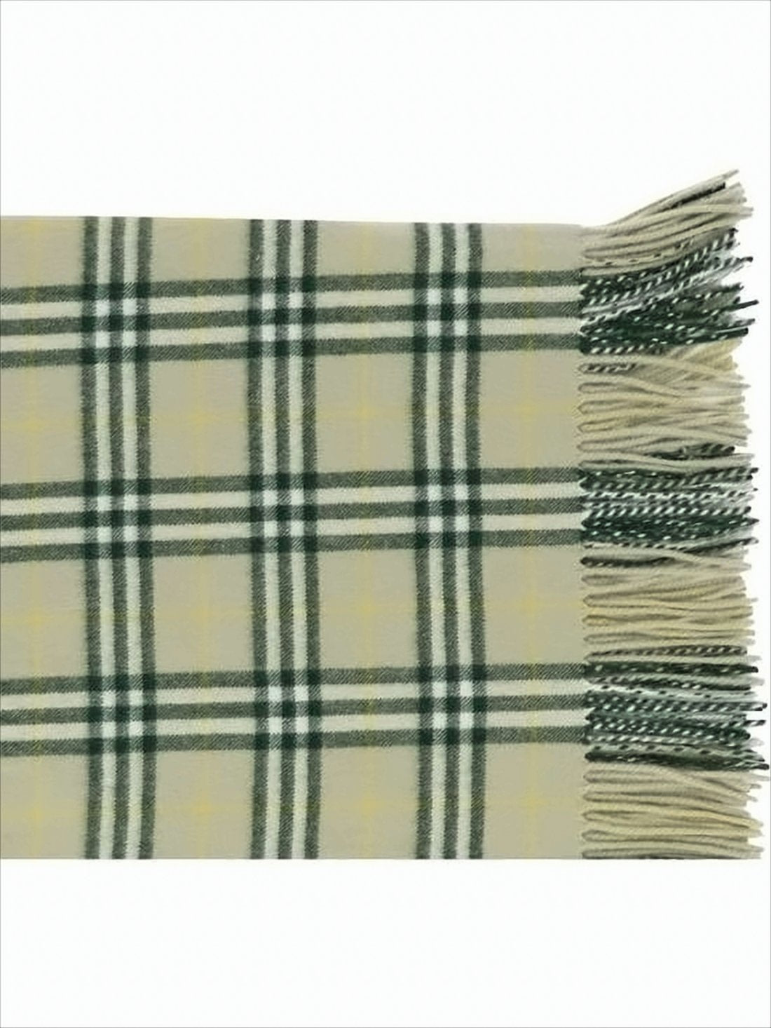 Classic Plaid Cashmere Scarf