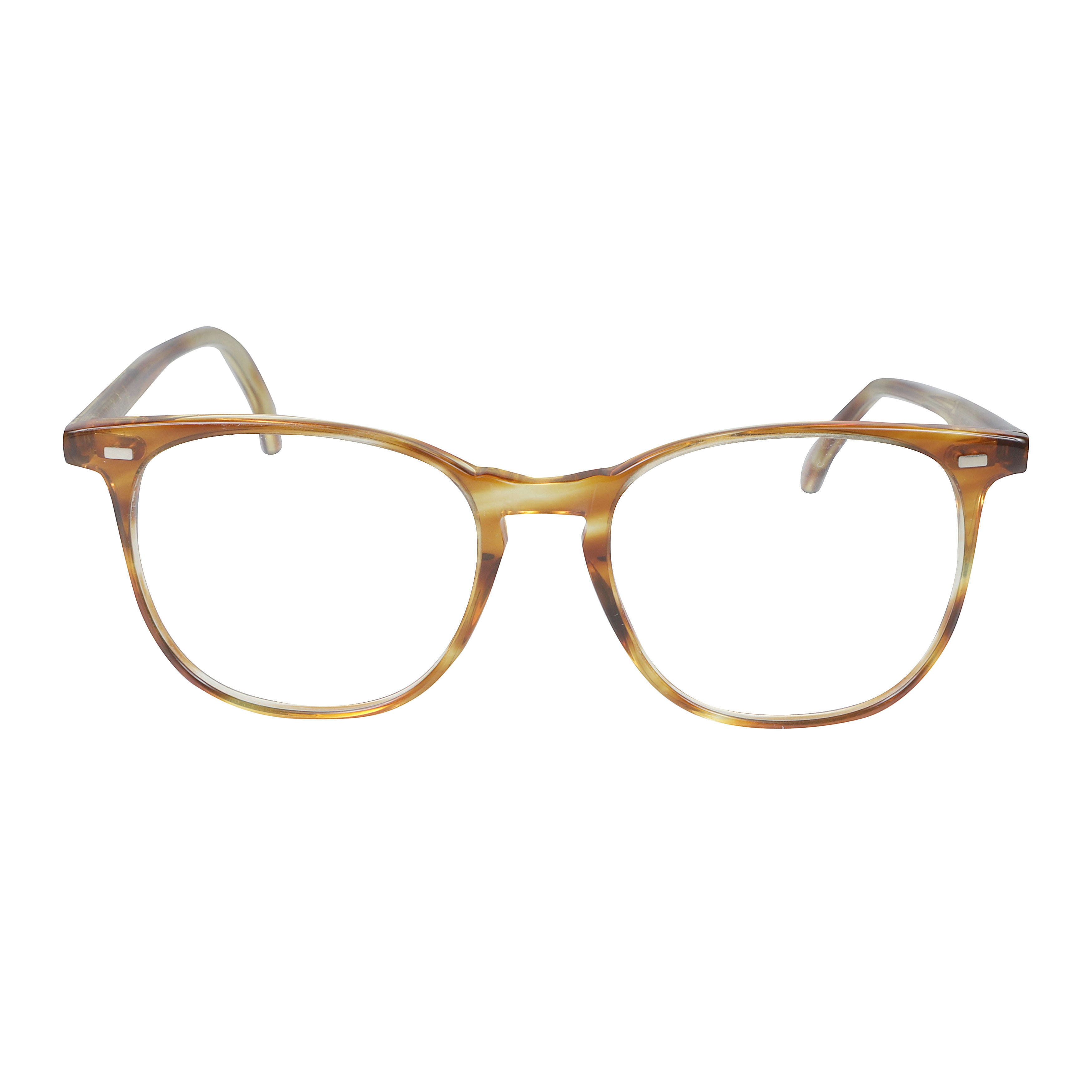 Simple Round Tortoiseshell Sunglasses with Keyhole Bridge
