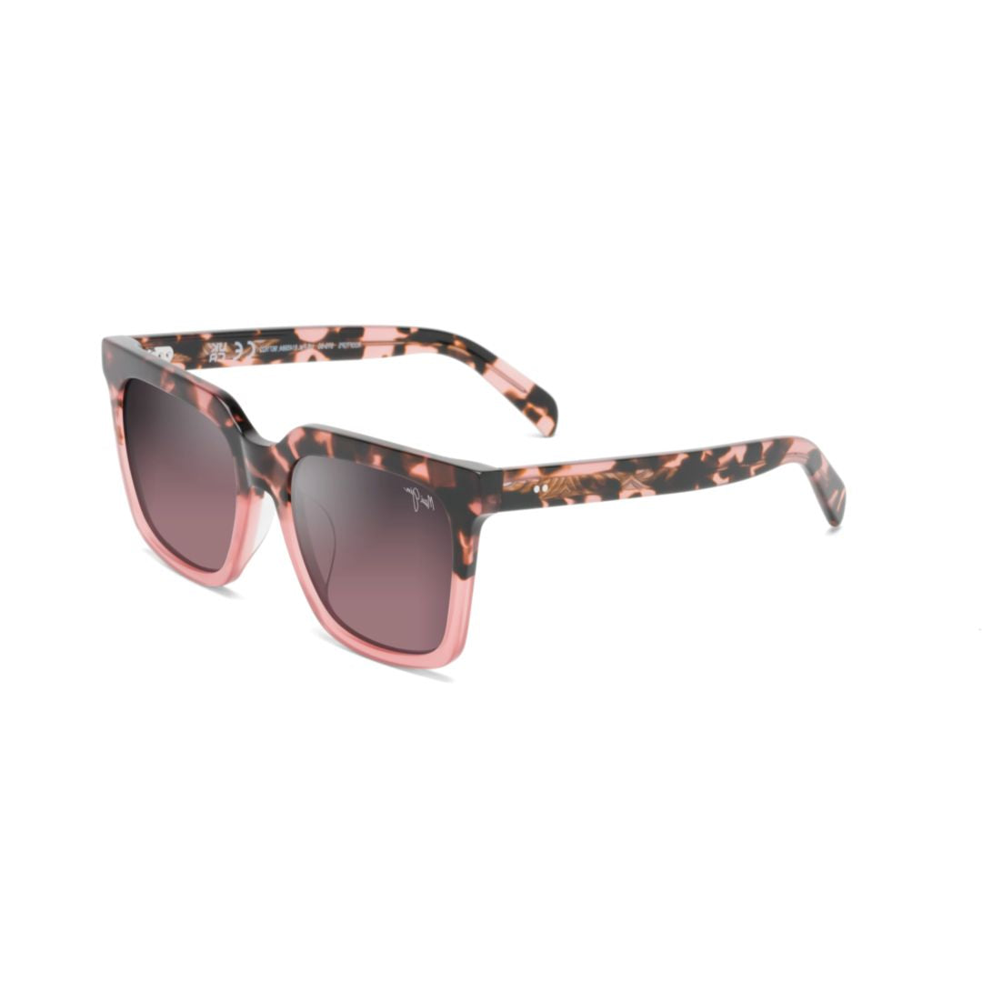 Rooftops Square Frame Sunglasses with Tortoiseshell and Gradient Tint