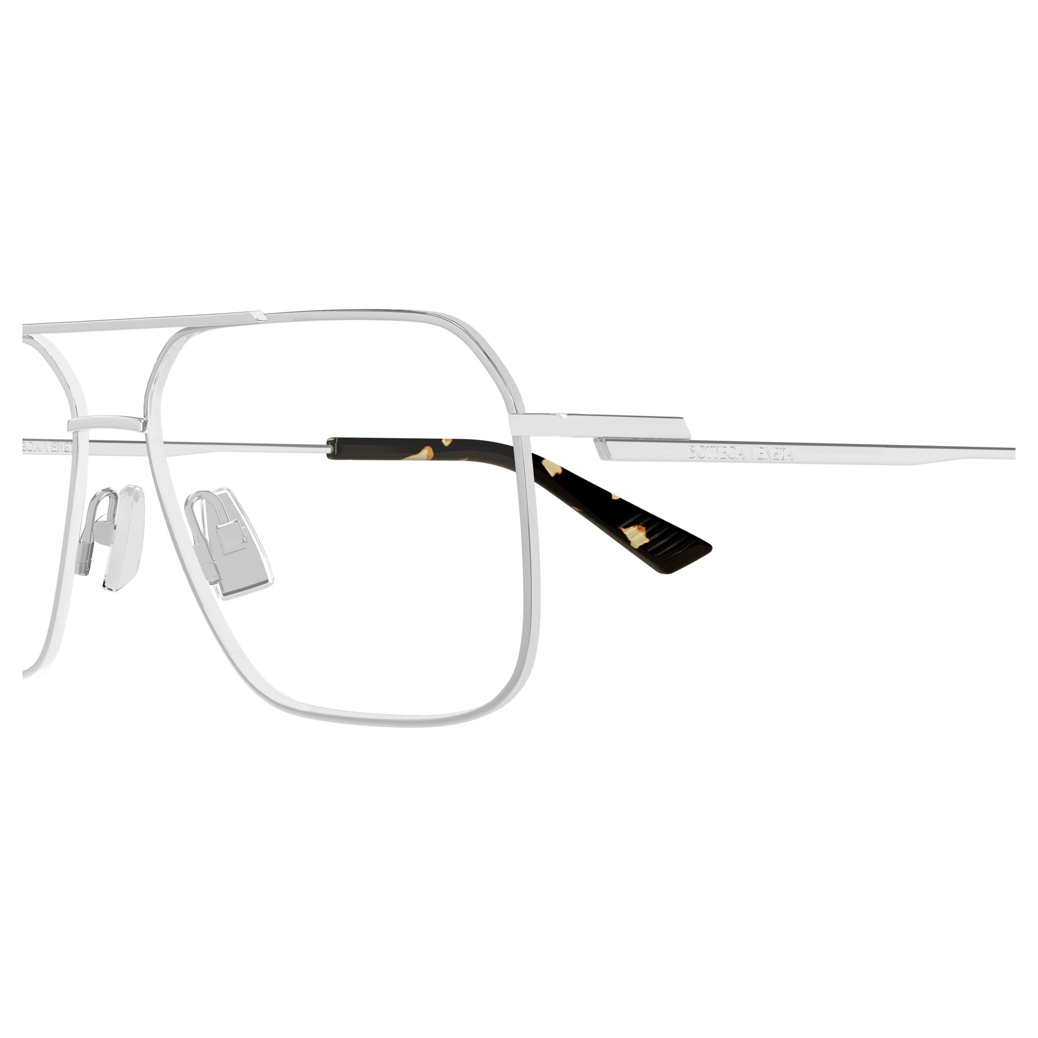 Bv1384o Geometric Square Metal Frame Eyeglasses