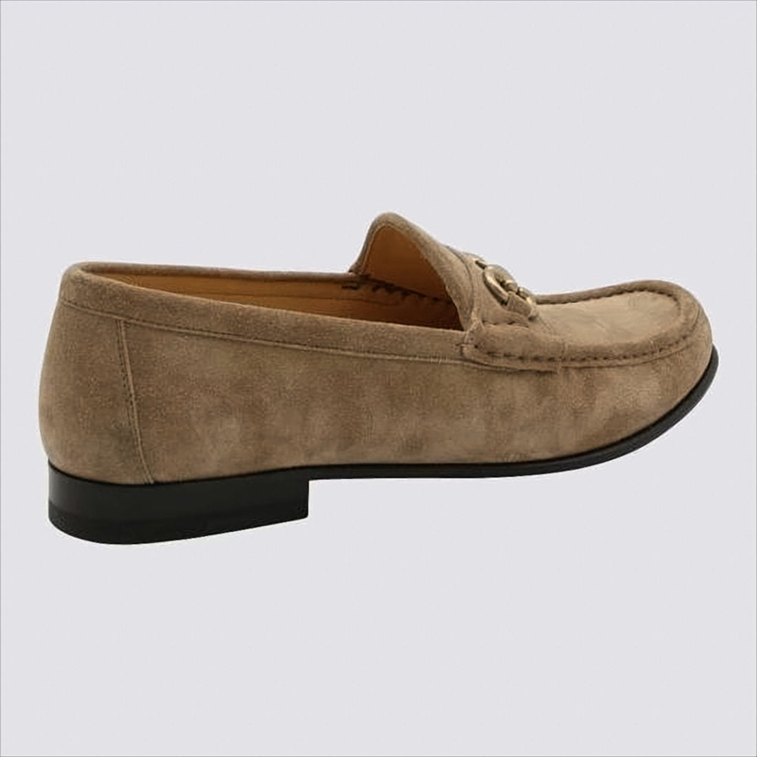Moccasin-Toe Suede Loafers