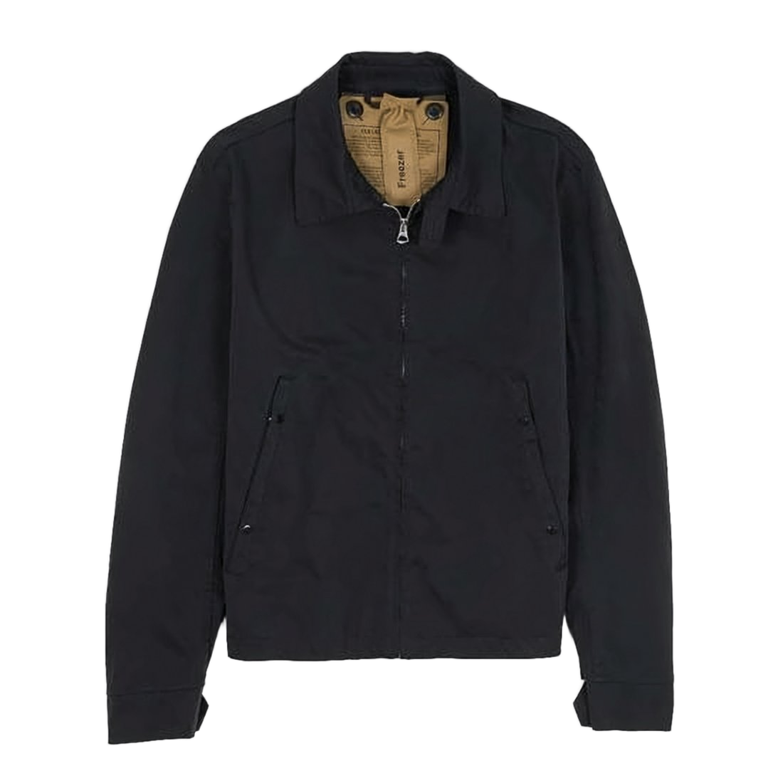 Black Jacket with Front Zipper