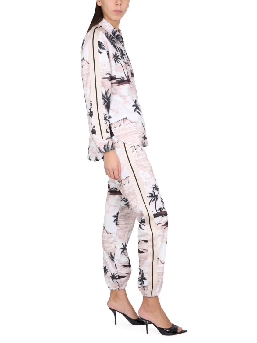 Island Print Pants