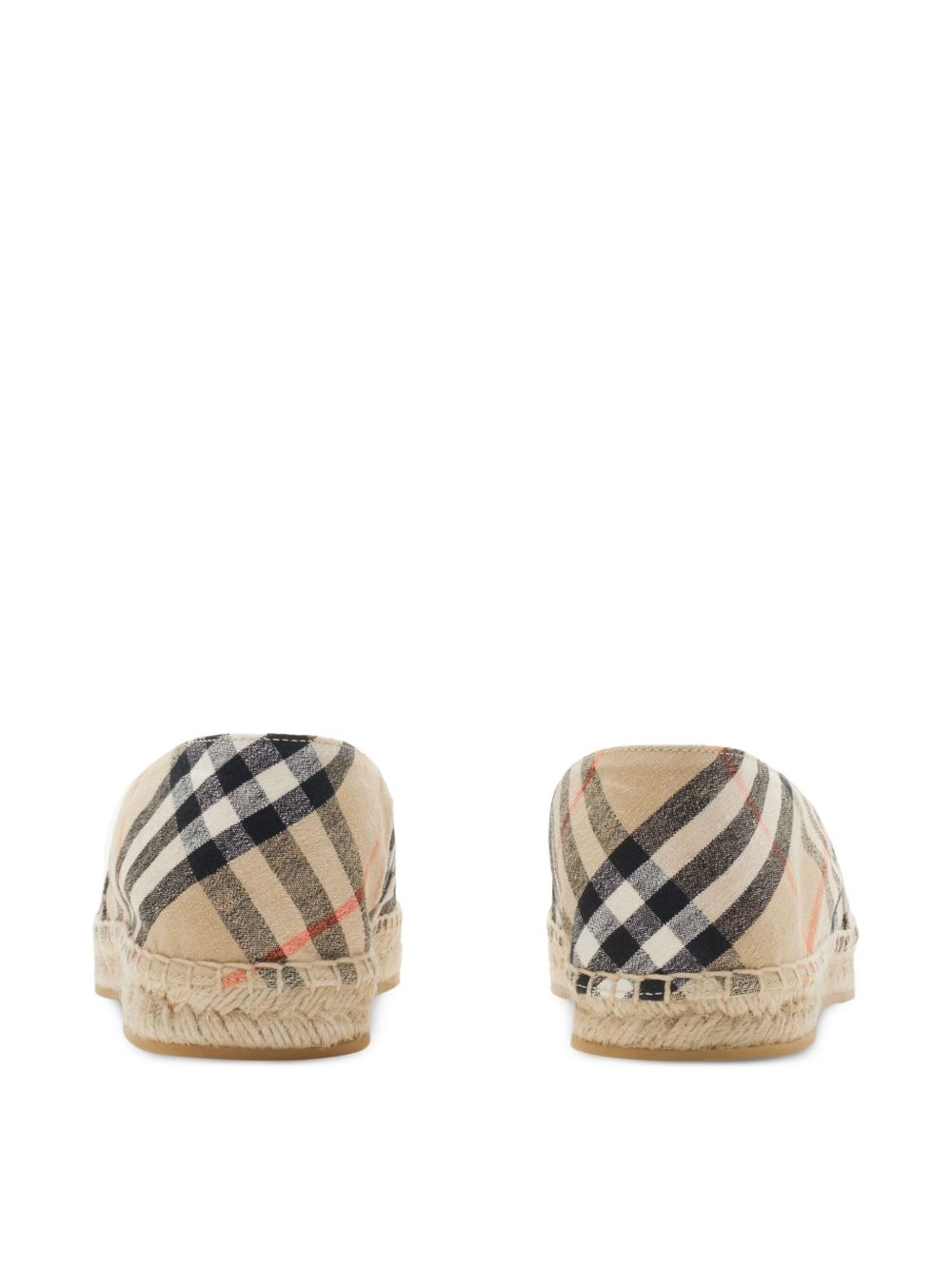 Classic Slip-On Flat Shoes With Check Pattern