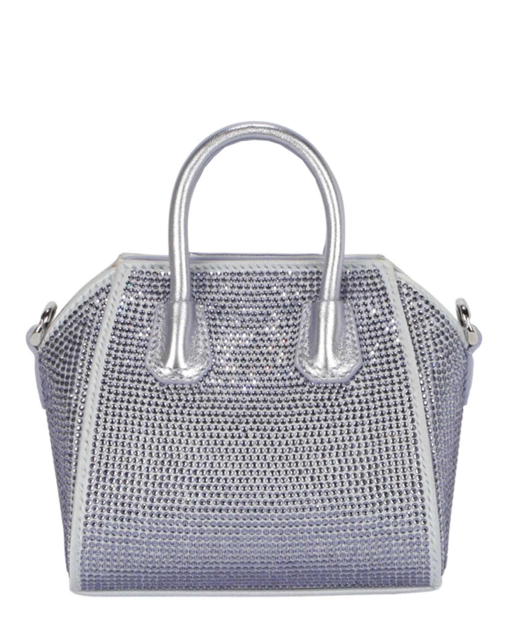 Micro Anitgona Bag In Satin With Strass