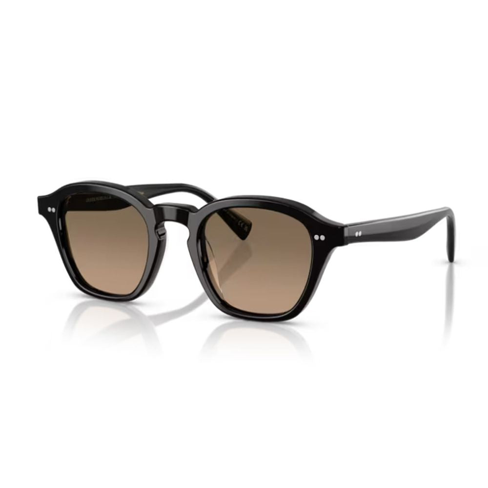 Ov5580Su - Eyles Angular Black Acetate Sunglasses