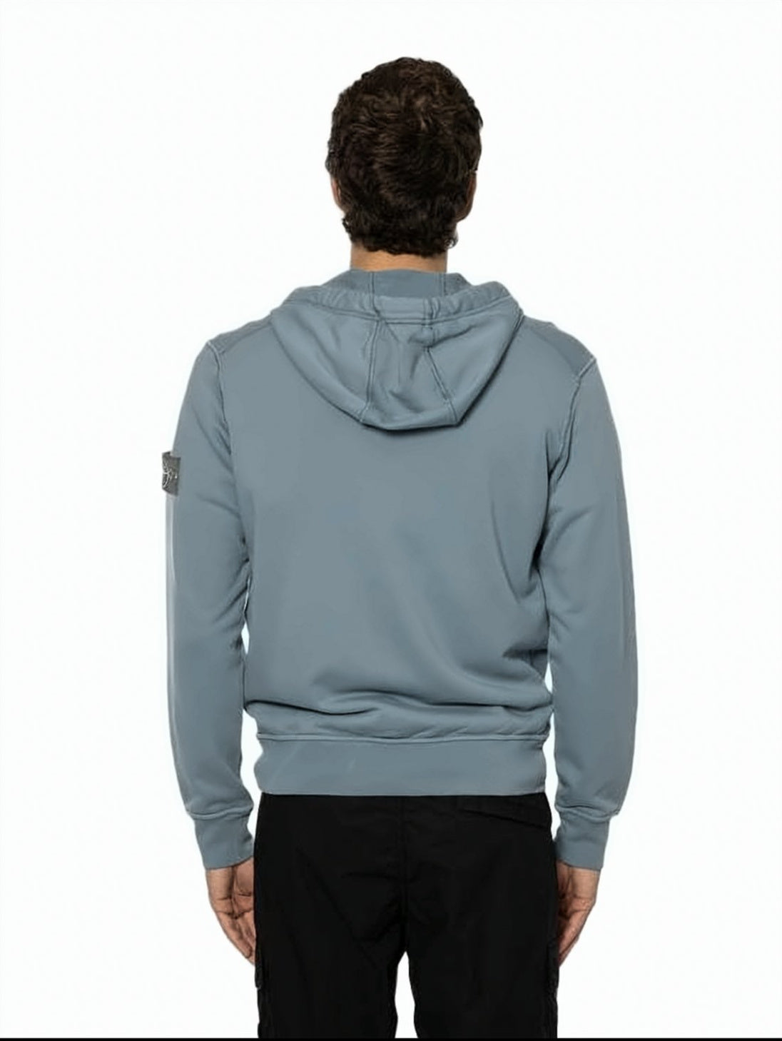 Zip-Up Hoodie with Drawstring Hood