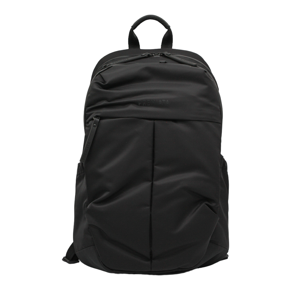 Matte Black Backpack with Padded Straps