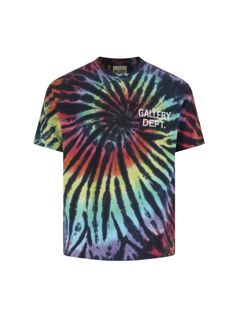 Multicolor Tie-Dye T-Shirt With Logo Prints