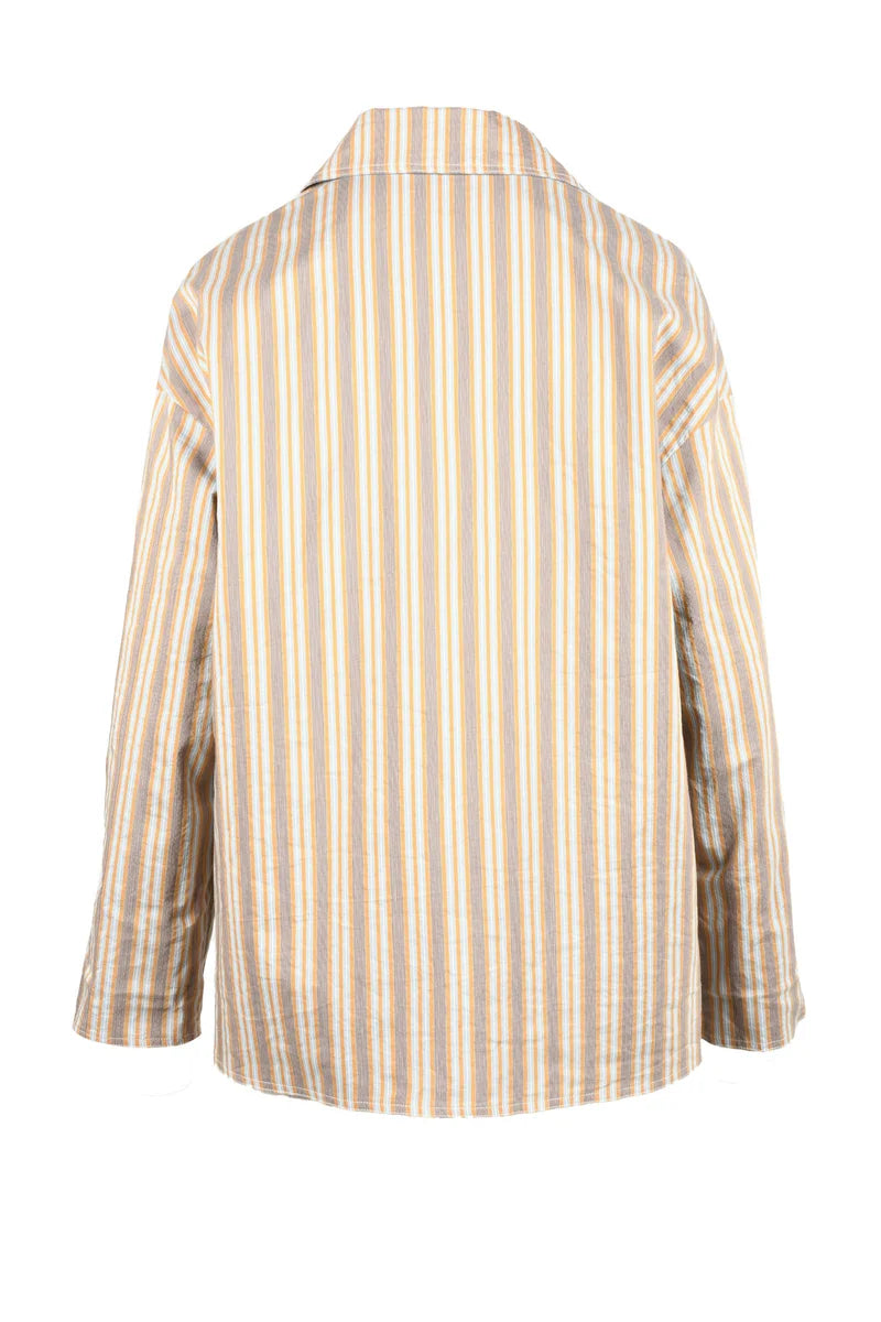 Silk Cotton Jacket - Beige/Heavenly