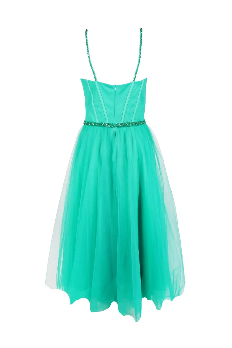 Ethereal Tulle Midi Dress
