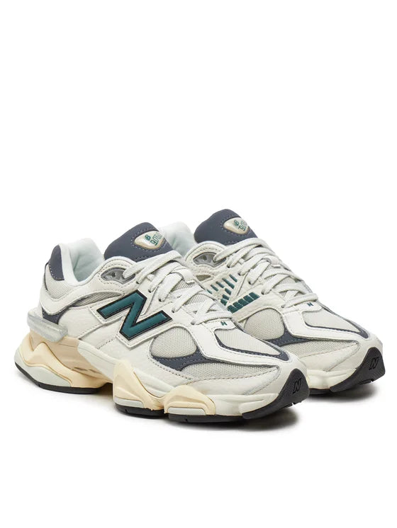 Layered Texture Sneakers with Chunky Sole and Teal Accents