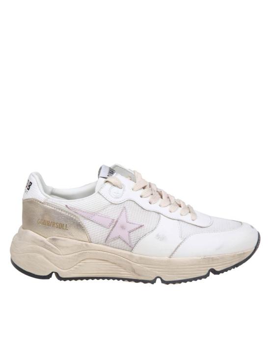 Low-Top Chunky Sneakers with Distressed Finish and Star Detail