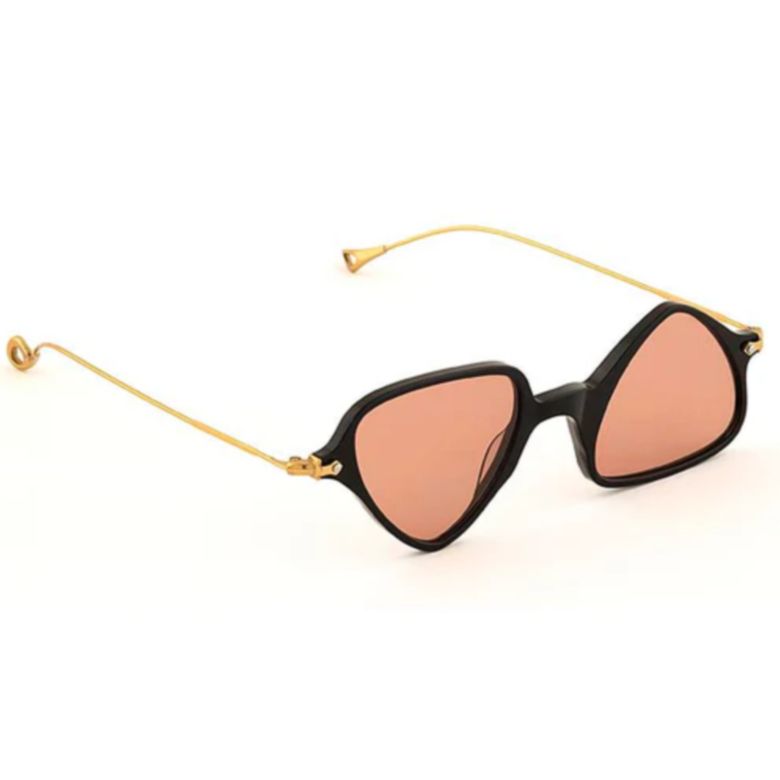 Twiggy C.A-4-68 Asymmetrical Geometric Sunglasses with Artistic Frame Design