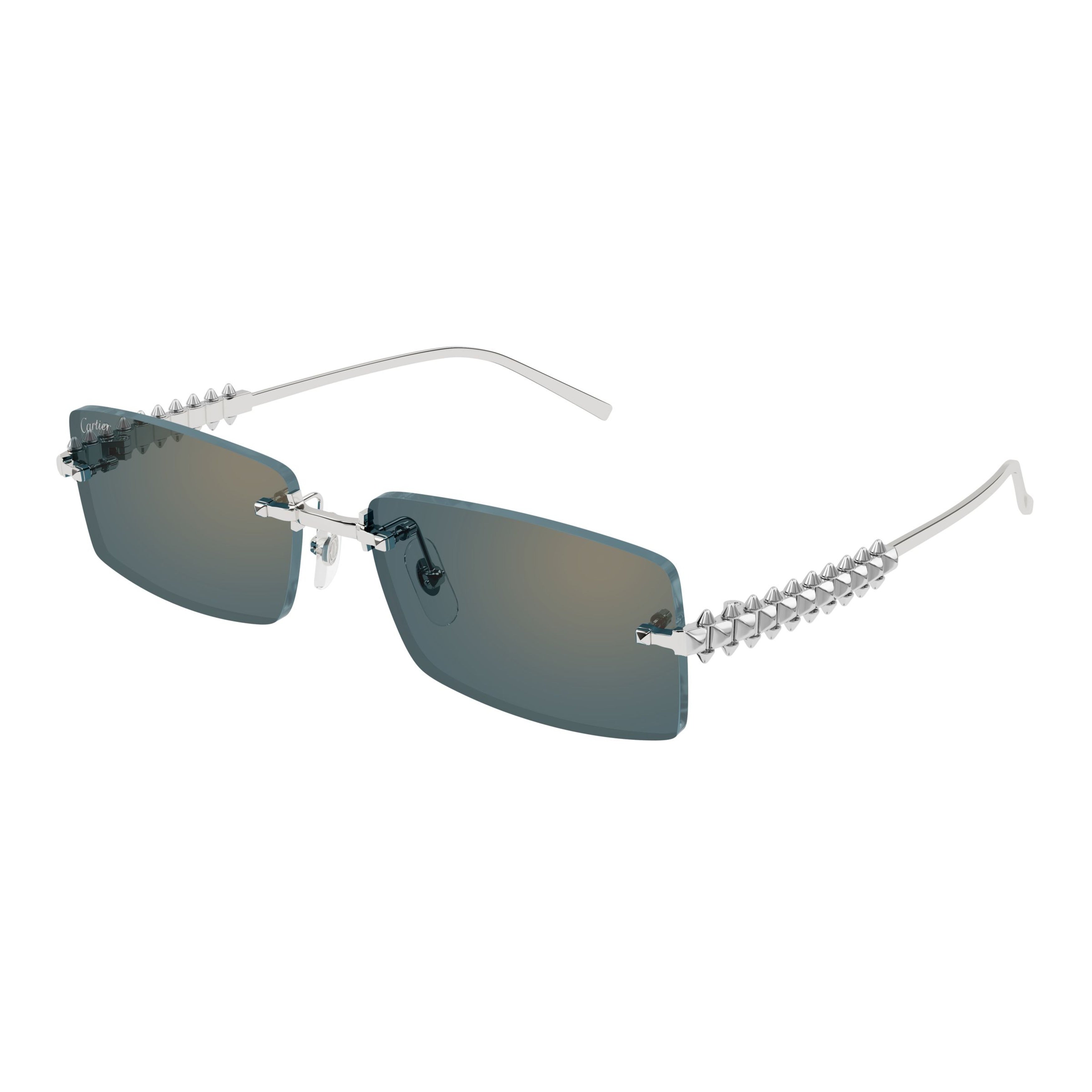 Ct0604s Rimless Rectangular Sunglasses