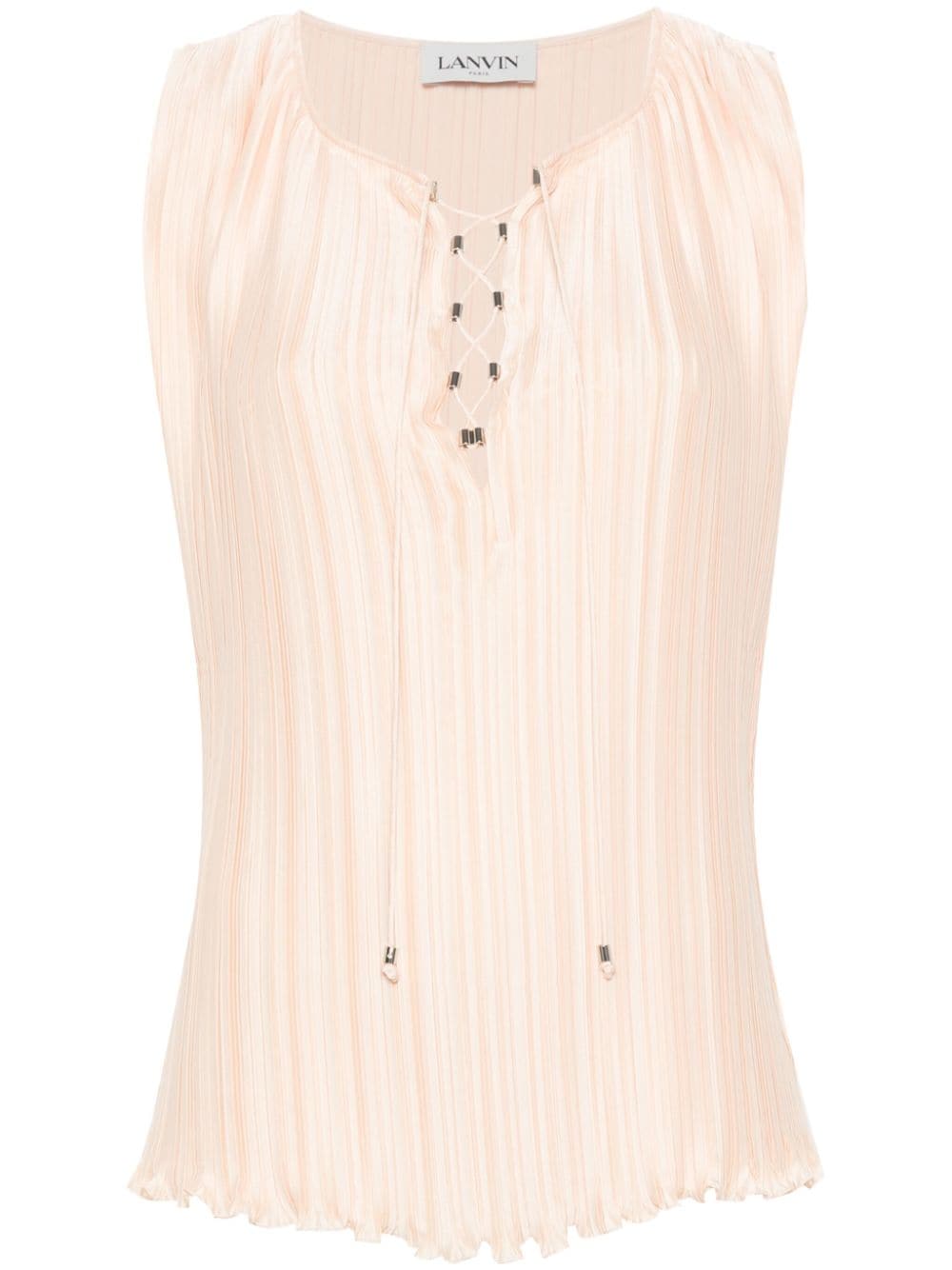 Round Neck Sleeveless Top