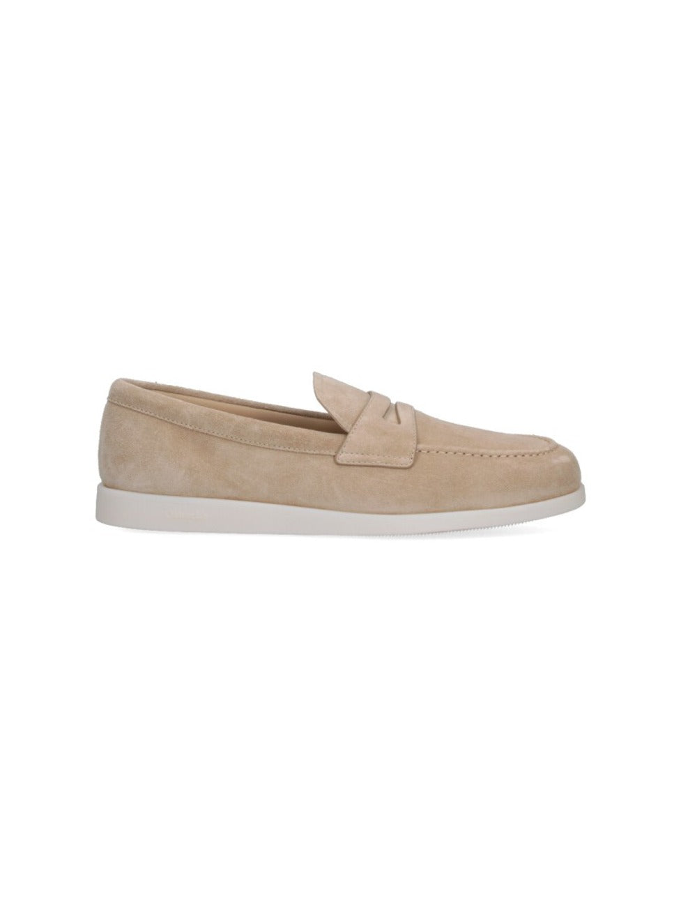 Suede Loafers – Beige