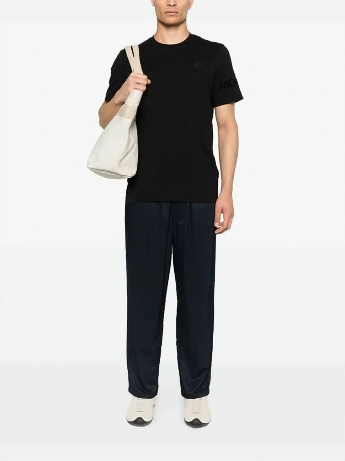 Cotton T-Shirt with Subtle Logo Patch