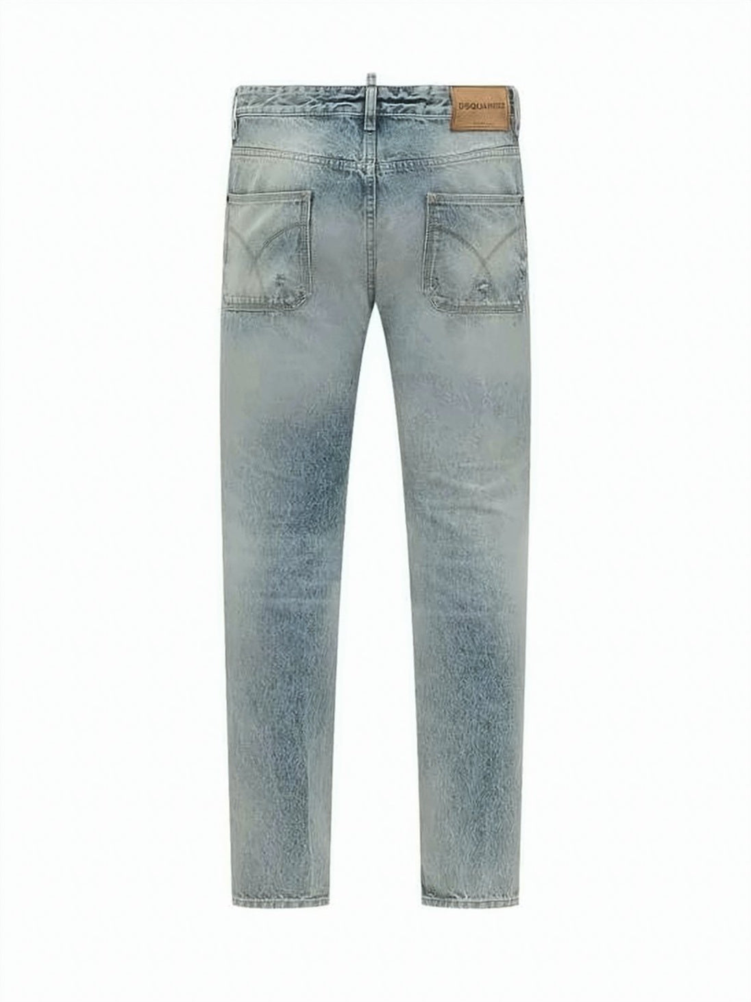 Straight-Leg Denim Pants