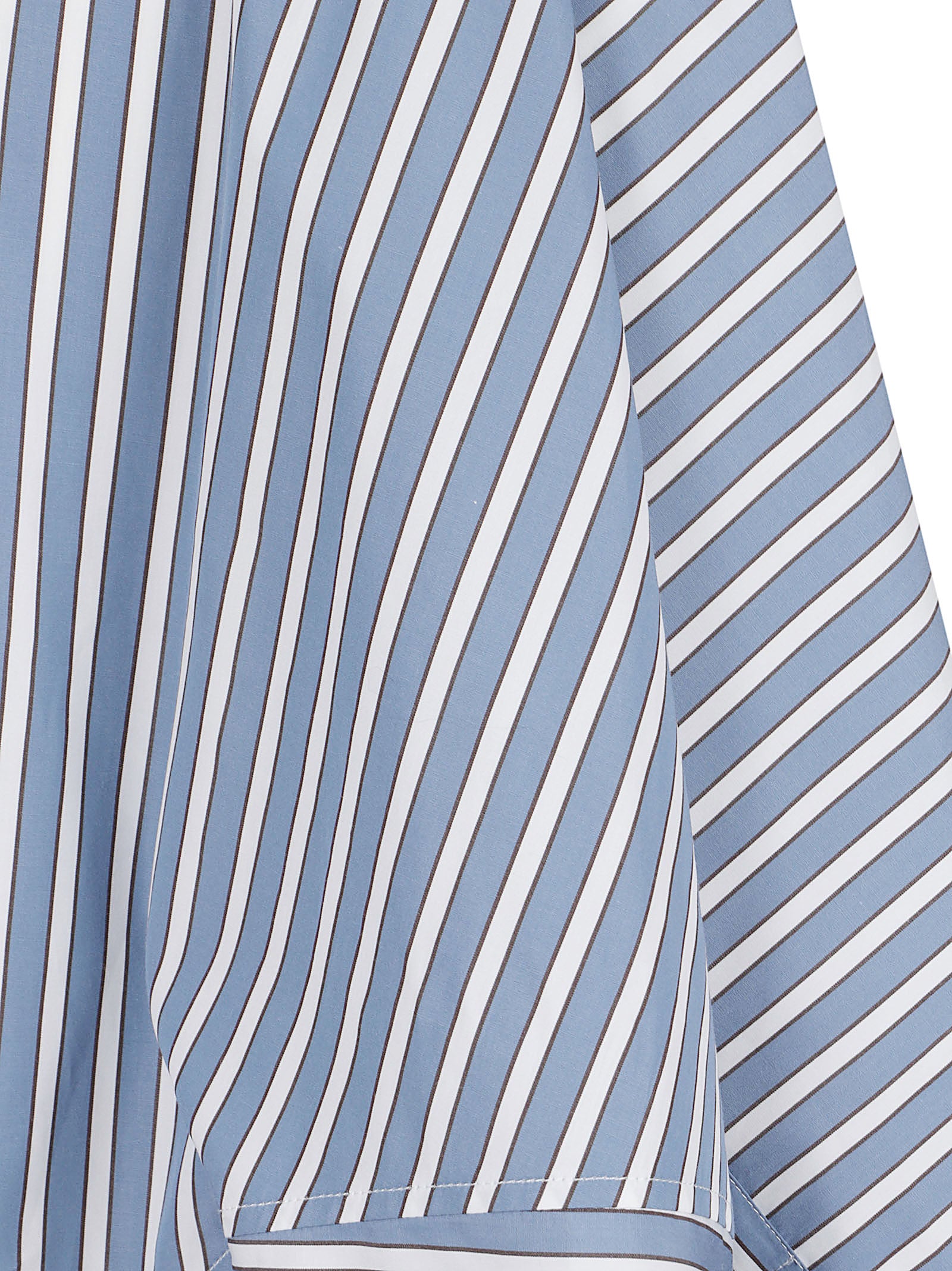 Structured Striped Button-Down Shirt