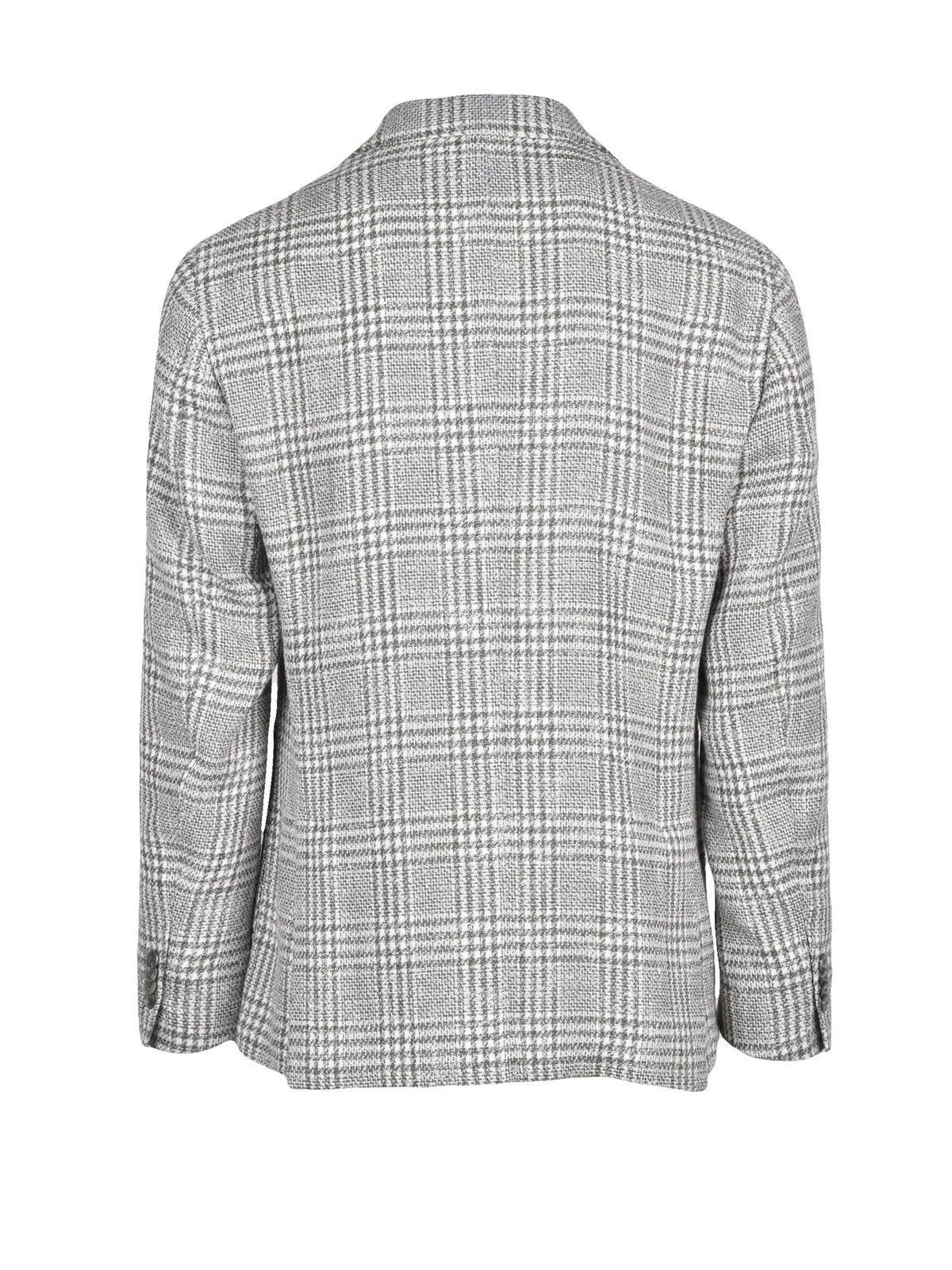 Round Jacket Mixed Fibers - White/Green