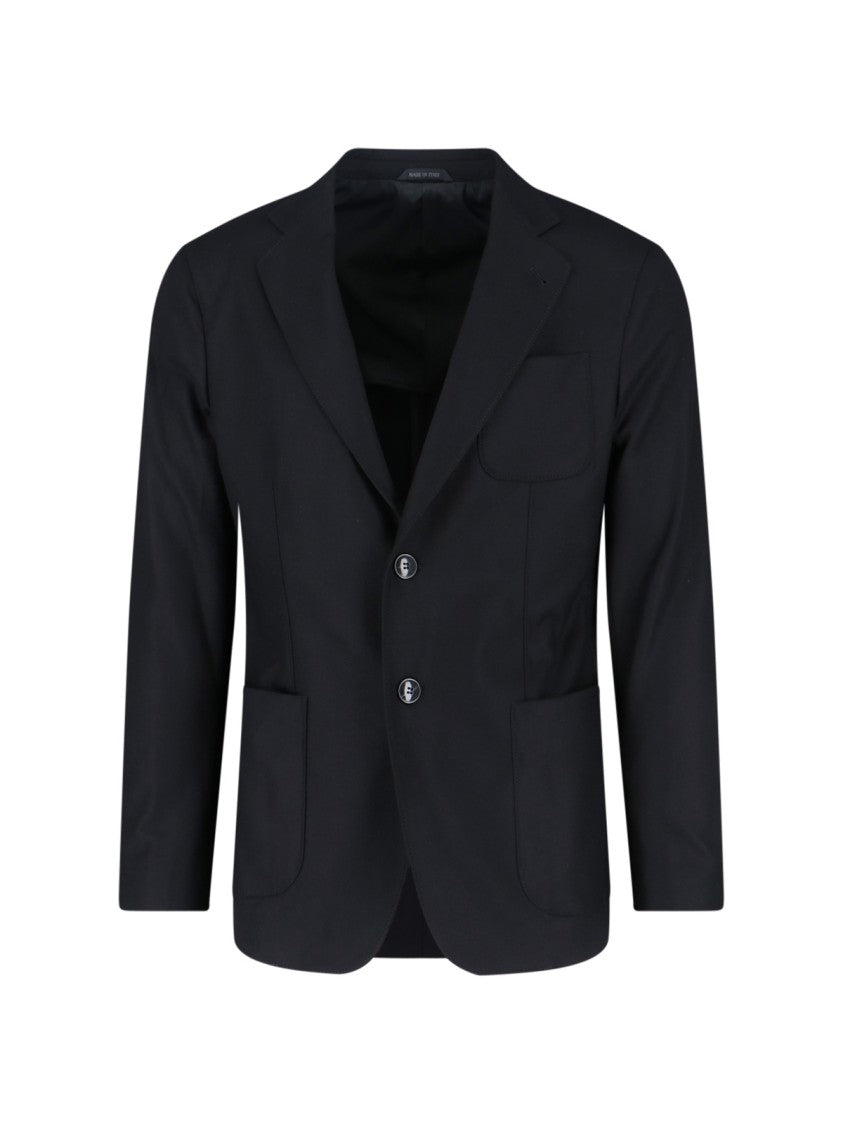 Structured Black Jacket With Minimalist Design