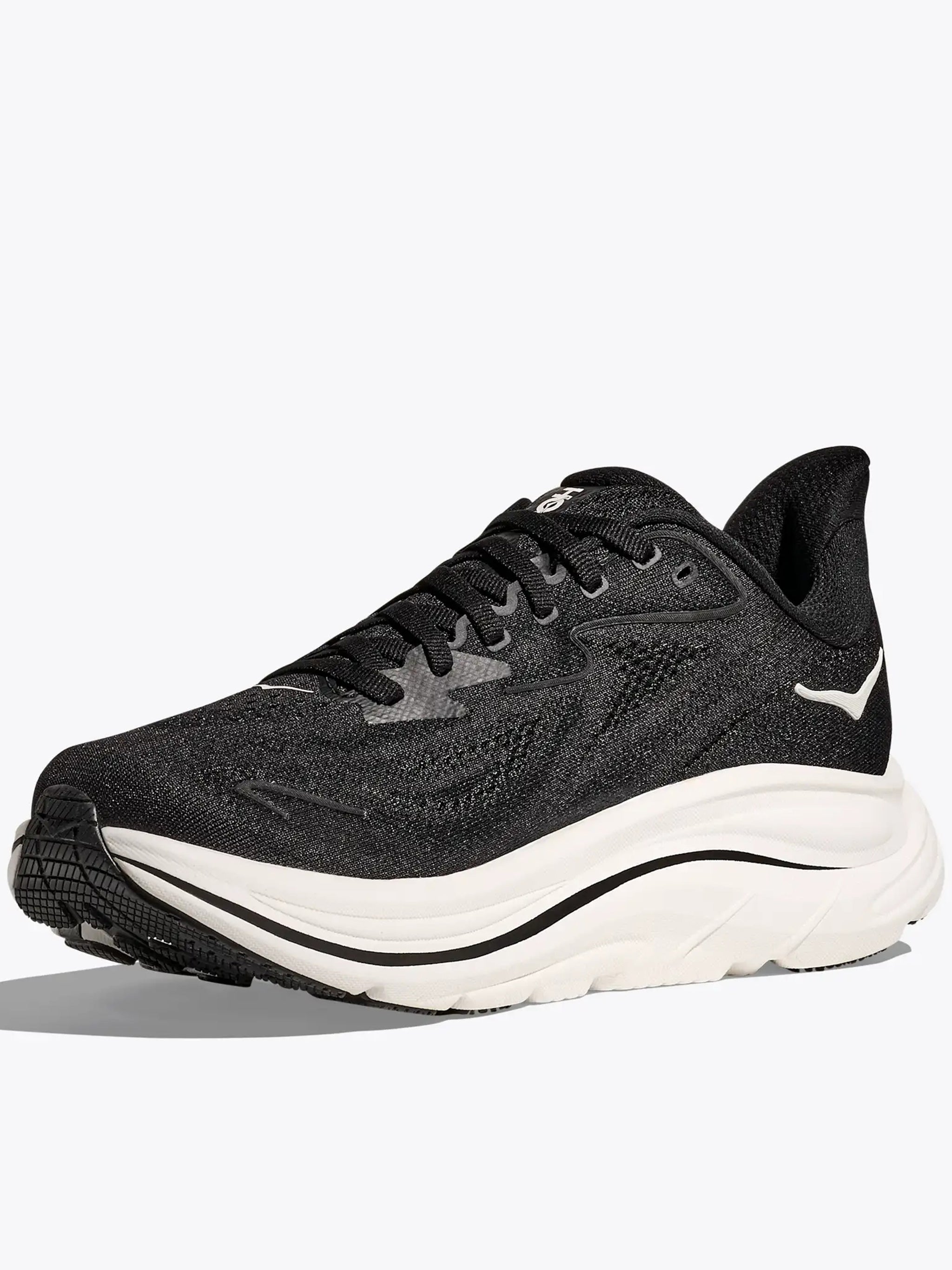 Black Clifton 10 Cushioned Mesh Sneakers