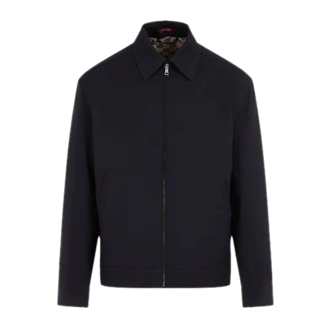 Blouson Jacket With Subtle Logo Detail
