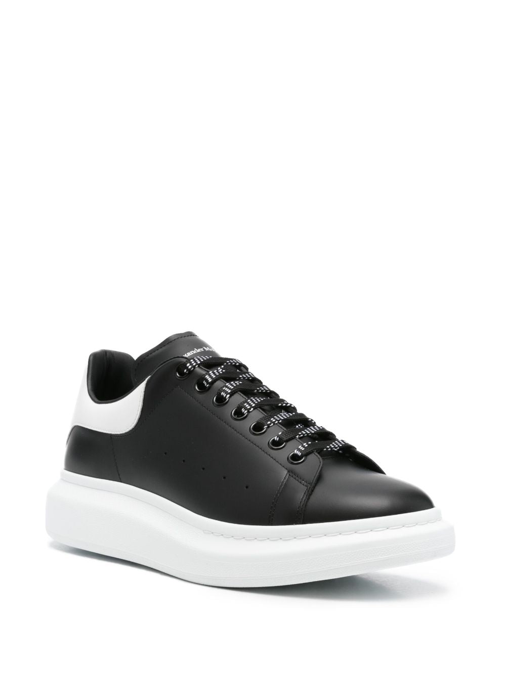 Black Leather Sneakers